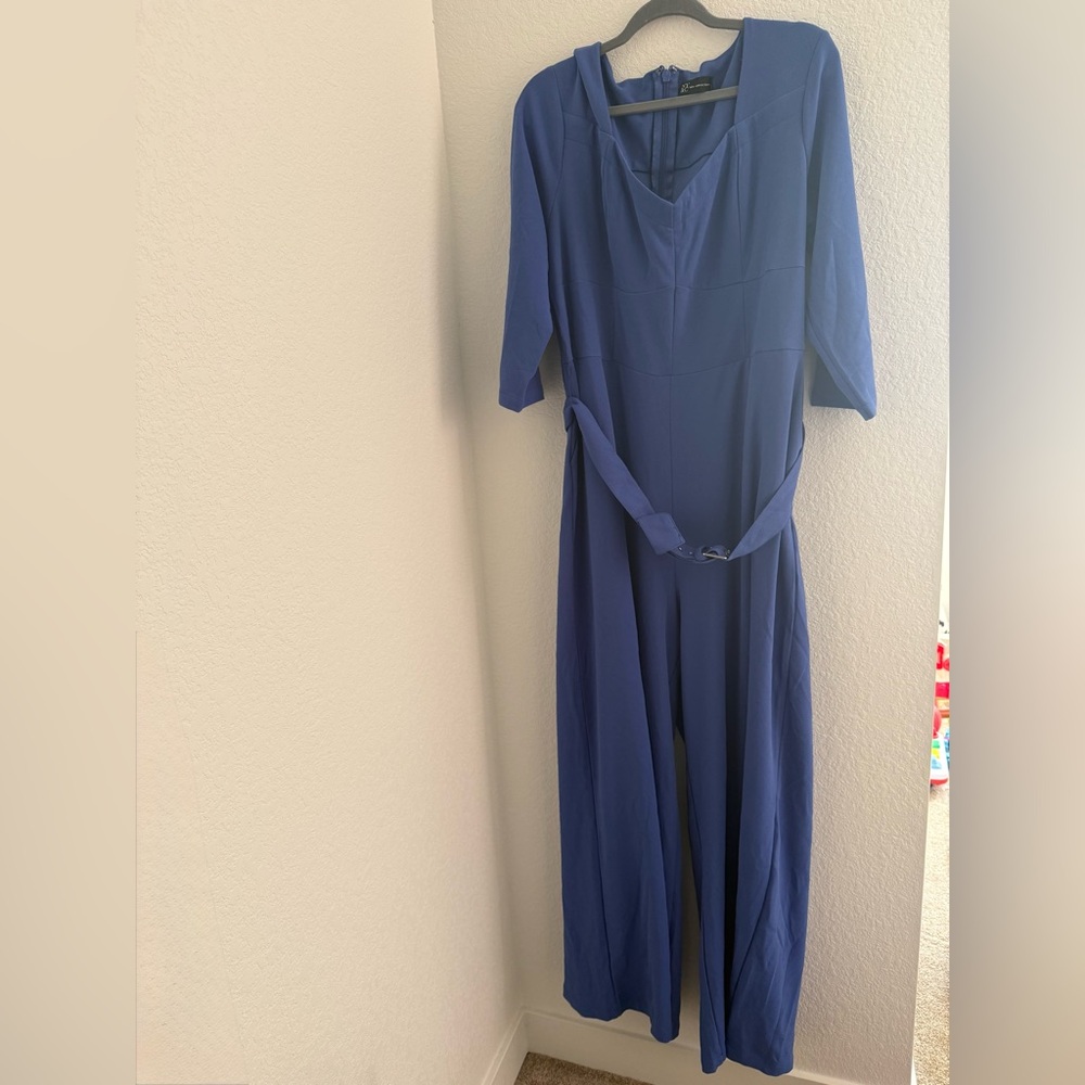 New York & Company Royal Blue jumpsuit